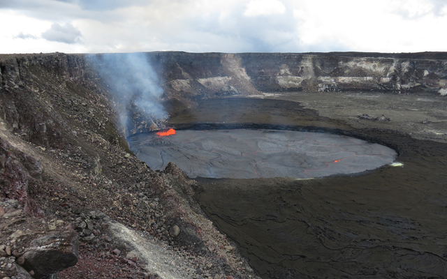 Kilauea Lava Lake Level Rising Again Honolulu Star Advertiser