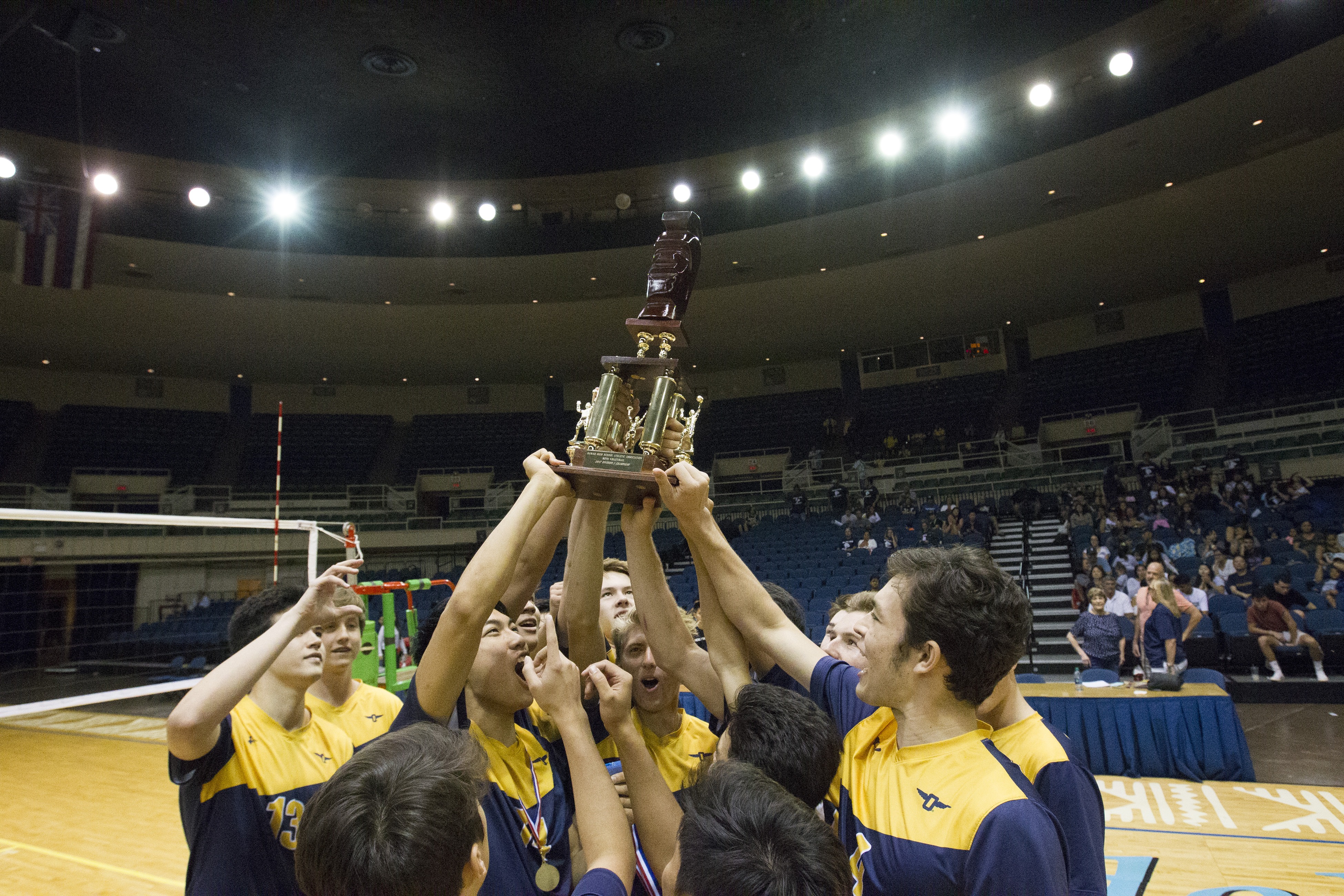 Kamehameha vs. Punahou, HHSAA boys volleyball championship