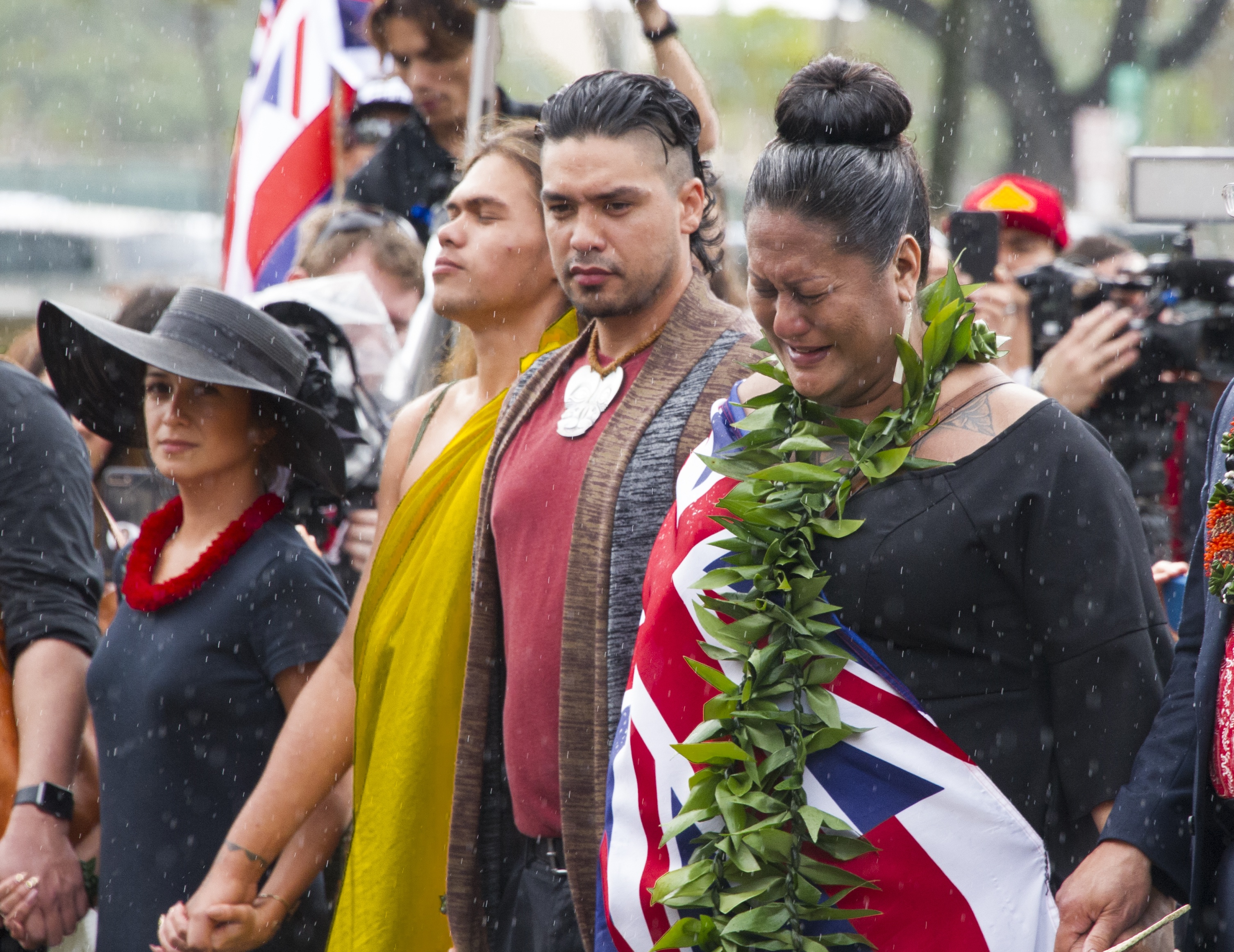 Thousands March To Mark The Overthrow Of The Hawaiian Monarchy