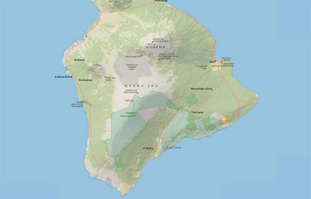 Timeline Of Earthquakes And Eruption Of Kilauea On Hawaii Island