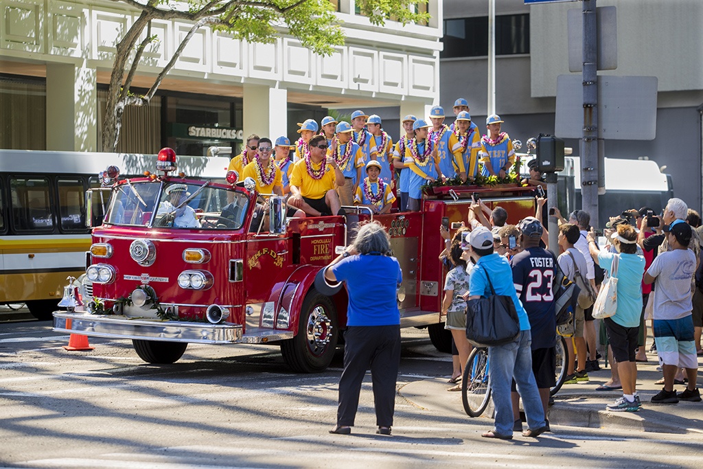 Photos from Little League Championship parade and ceremony