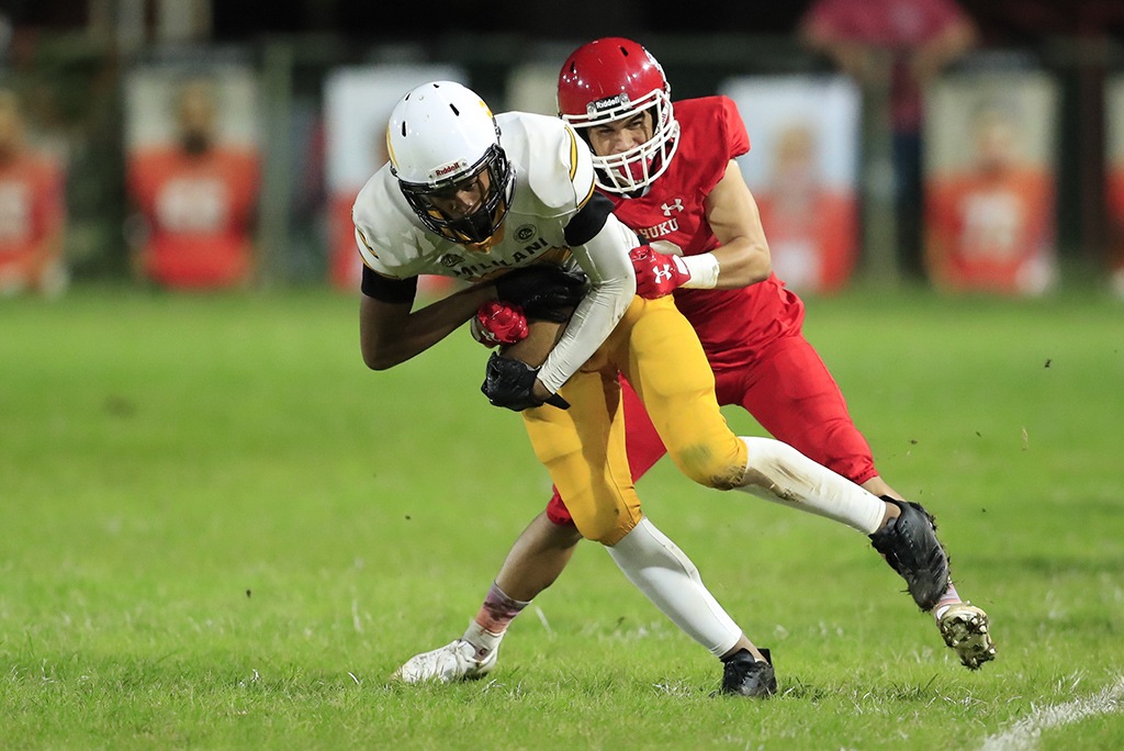 Prep Football Mililani vs. Kahuku