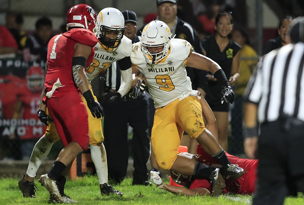 Prep Football Mililani vs. Kahuku