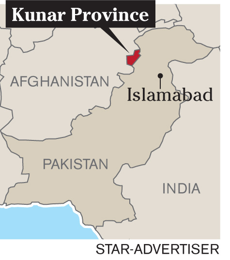 Kunar Province Map / 2 - District center administrative boundaries ...