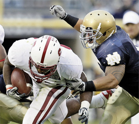 Fan Line: Manti Te'o has number one selling jersey. 