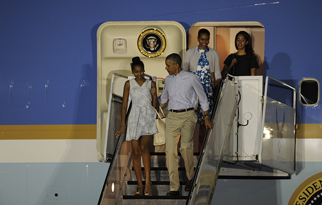 obama tour hawaii