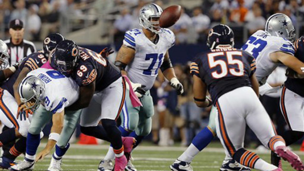 Bears get past Cowboys 34-18 with defense, Cutler