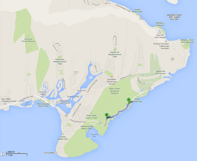 Kalanianaole Highway, from gun range to Halona, closed for bridge ...