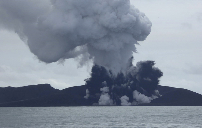 Volcanic eruption in Tonga creates new island | Honolulu Star-Advertiser