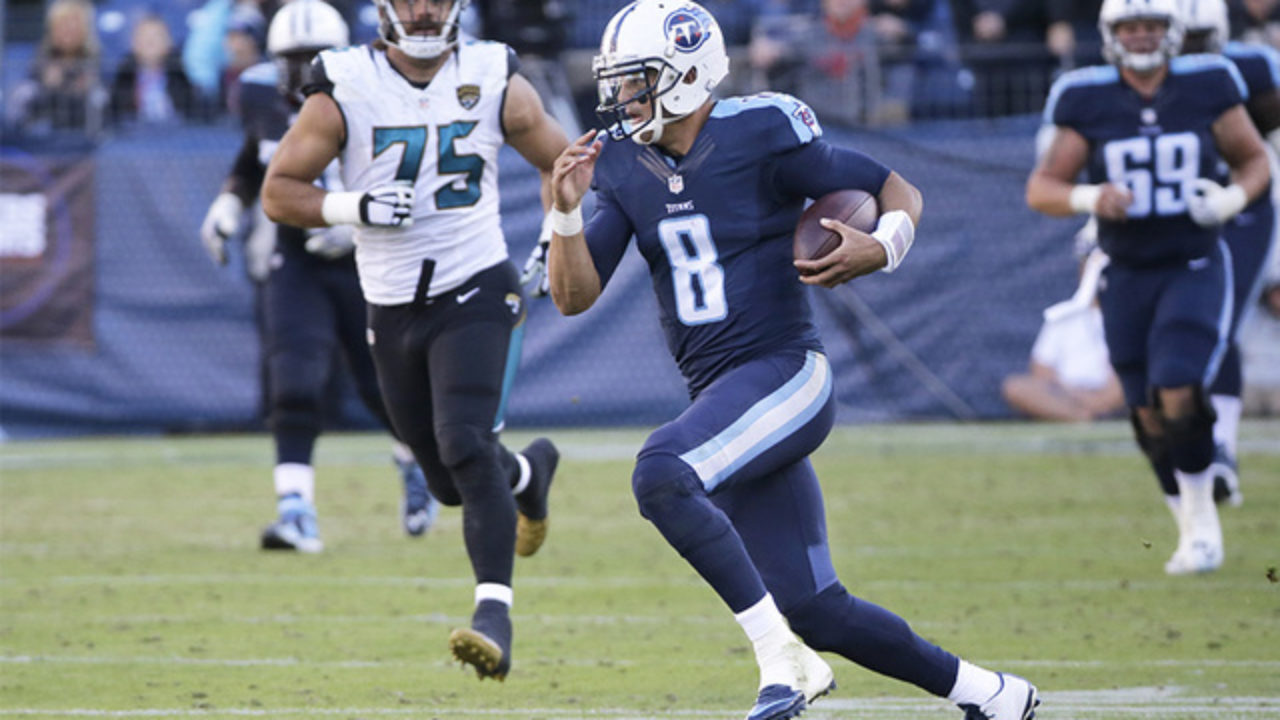 Marcus Mariota Outruns Jaguars for 87-Yard Touchdown 