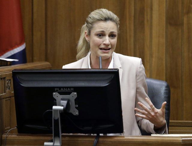 TV host Erin Andrews says shell never get over nude videos photo