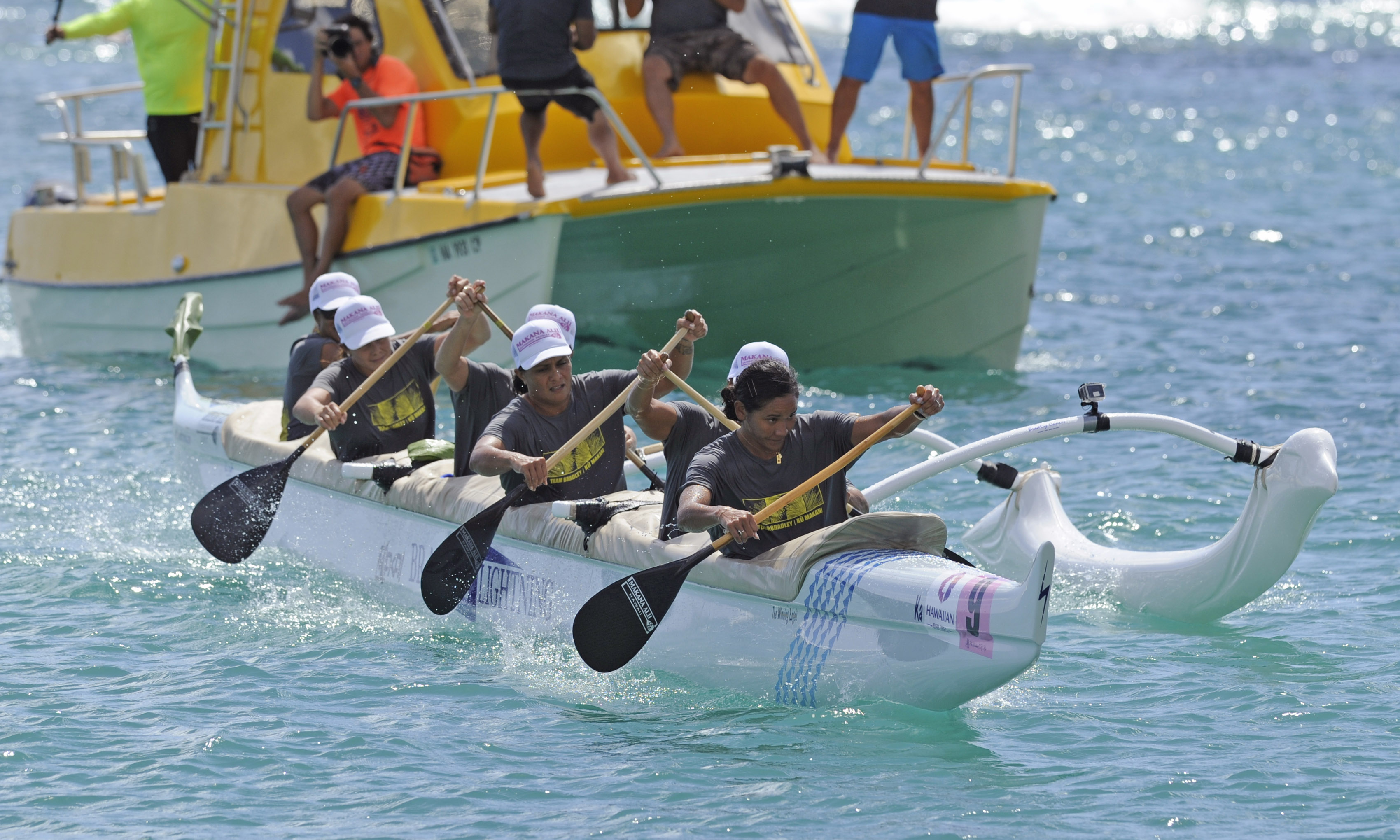 Na Wahine O Ke Kai long distance canoe race, Sept. 25 Honolulu Star