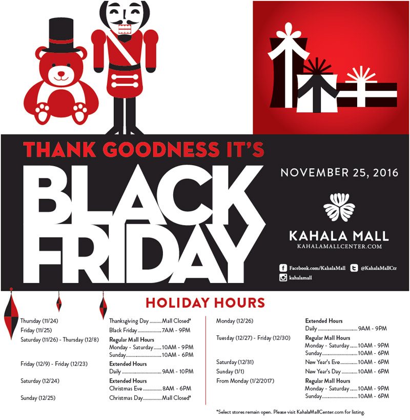 2016 Kahala Mall Black Friday Honolulu Star Advertiser