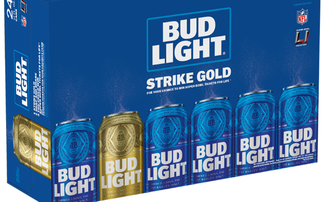 New Bud Light cans offer chance at lifetime Super Bowl tix, Business