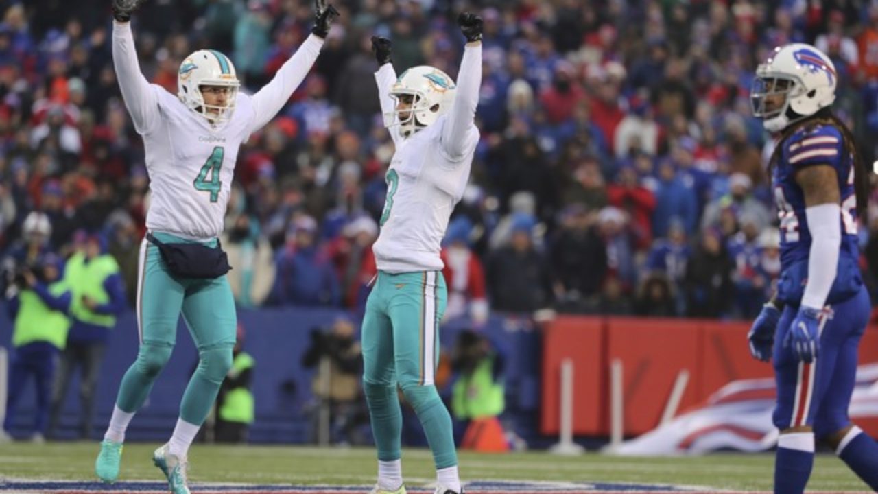 Dolfans celebrate 1st playoff berth in 8 years