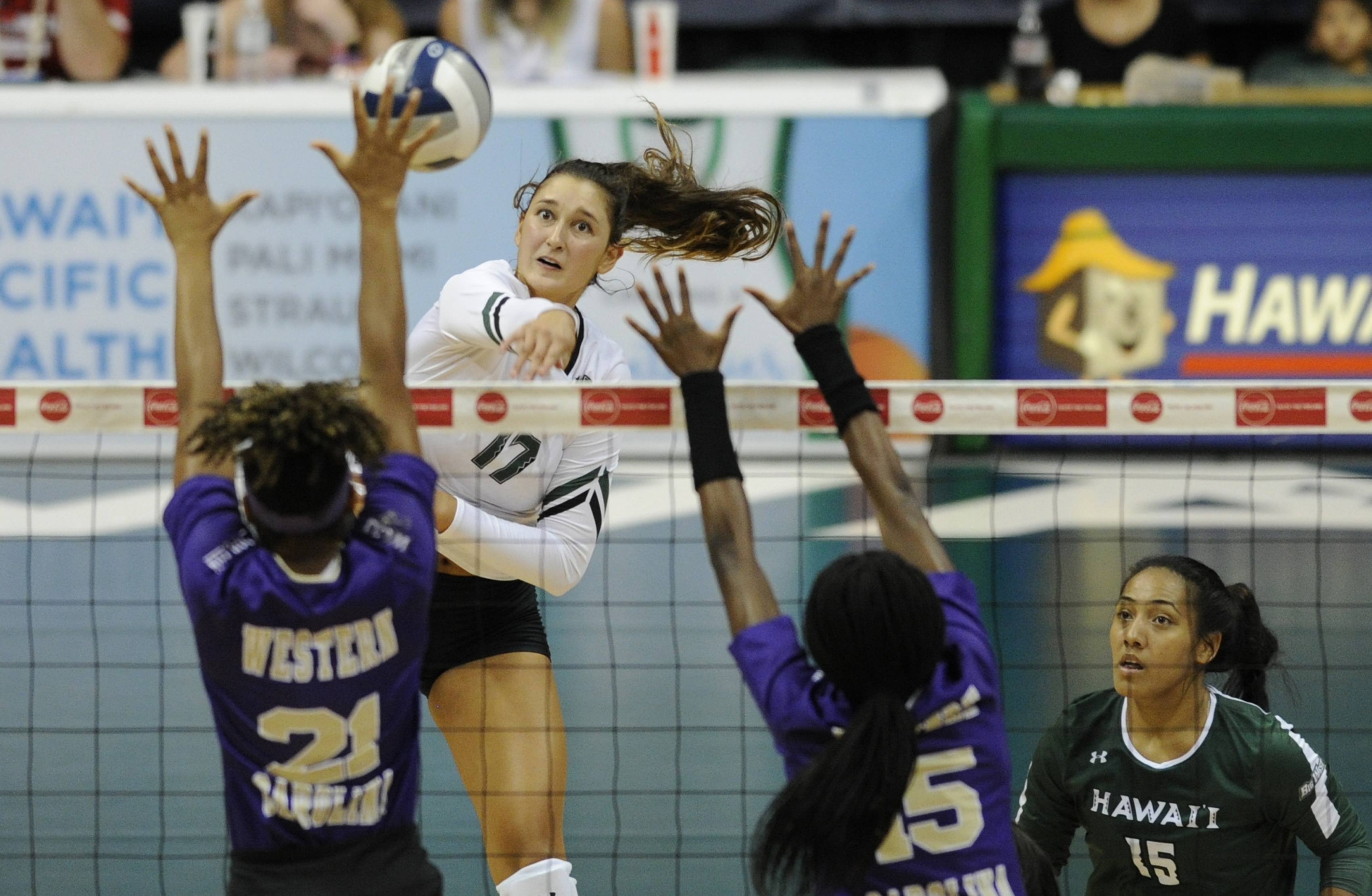 Volleyball Hawaii Vs Western Carolina Honolulu Star Advertiser