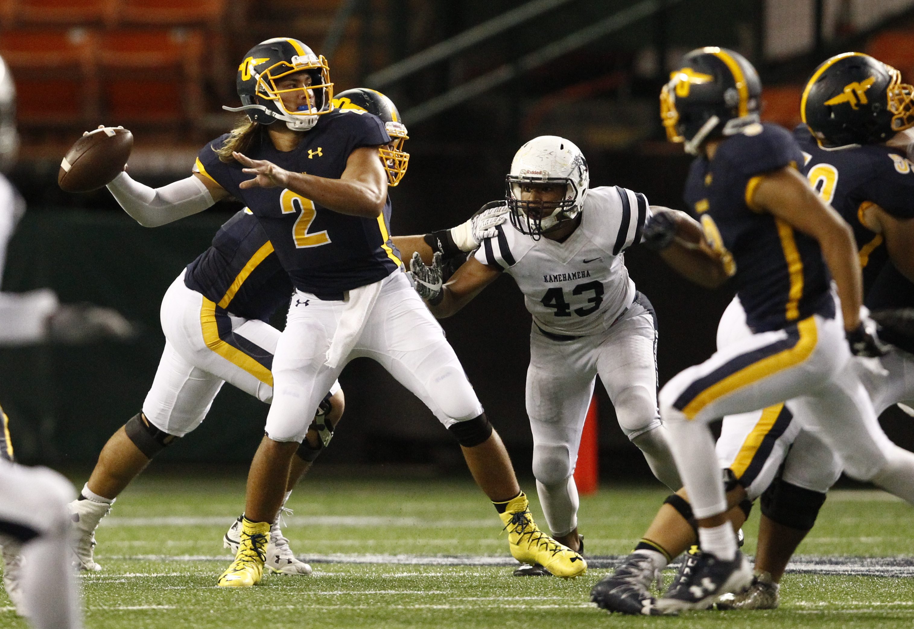 ILH Football Punahou vs. Kamehameha Honolulu StarAdvertiser