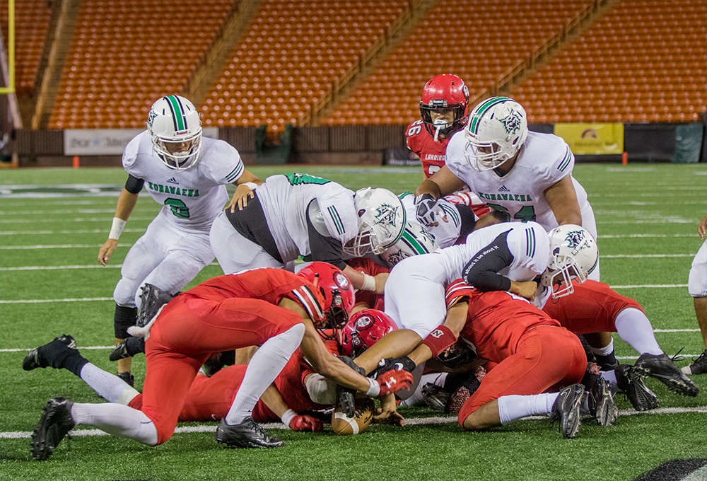 Prep Football Lahainaluna Vs Konawaena At Aloha Stadium Honolulu Star Advertiser This video mosaic is about sufficiency and regression, a returning to sources, a struggling against the current. lahainaluna vs konawaena at aloha