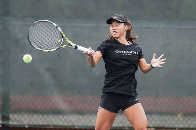 Alyssa Tobita proves she belongs at No. 1 for the Ducks | Honolulu Star ...