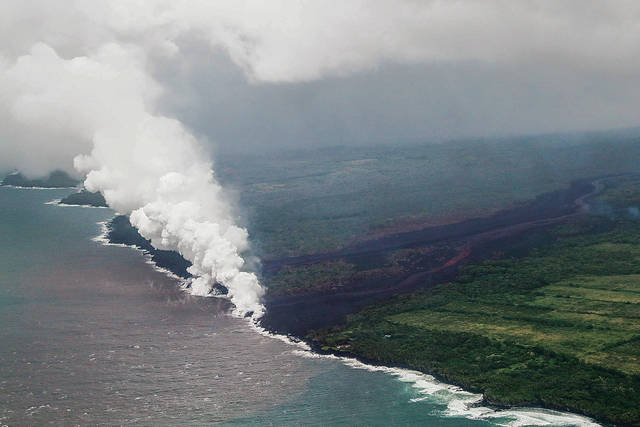 Crews struggle to ‘quench’ geothermal power plant wells as lava advances