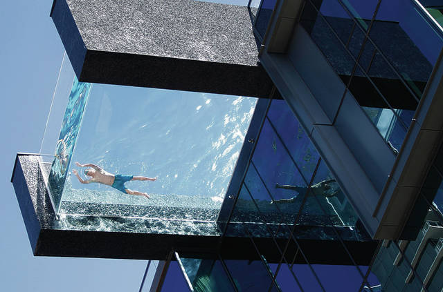 high rise swimming pool