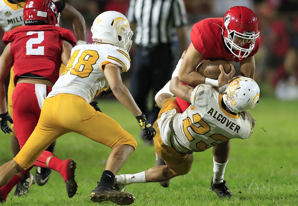 Prep Football Mililani vs. Kahuku Honolulu StarAdvertiser