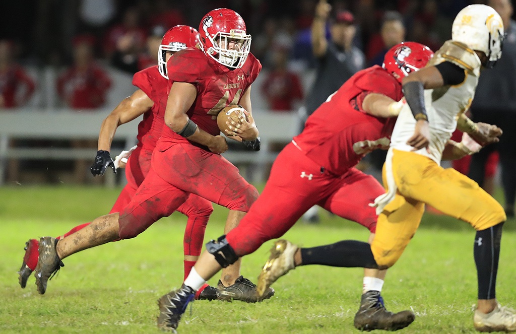 Prep Football Mililani vs. Kahuku Honolulu StarAdvertiser