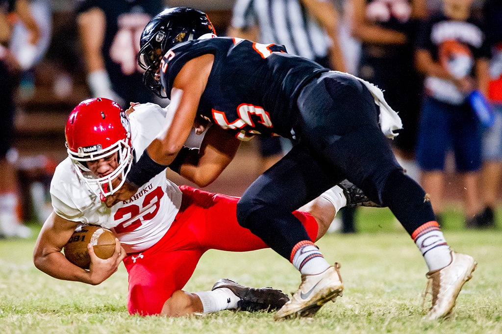 Prep Football Kahuku vs. Campbell Honolulu StarAdvertiser