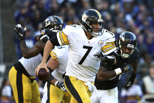 Roethlisberger, Conner lead Pittsburgh Steelers over Baltimore Ravens