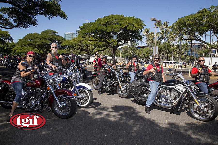 Toys for Tots Motorcycle Cruise in Waikiki Honolulu StarAdvertiser