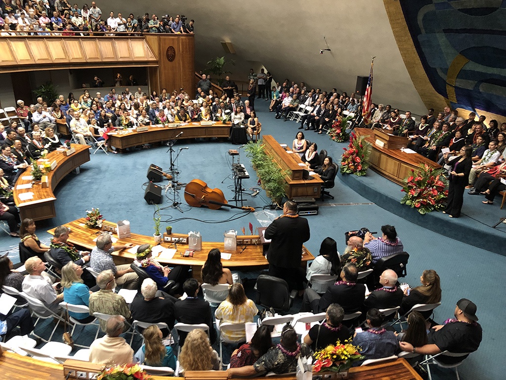Hawaii state Legislature officially opens Honolulu StarAdvertiser
