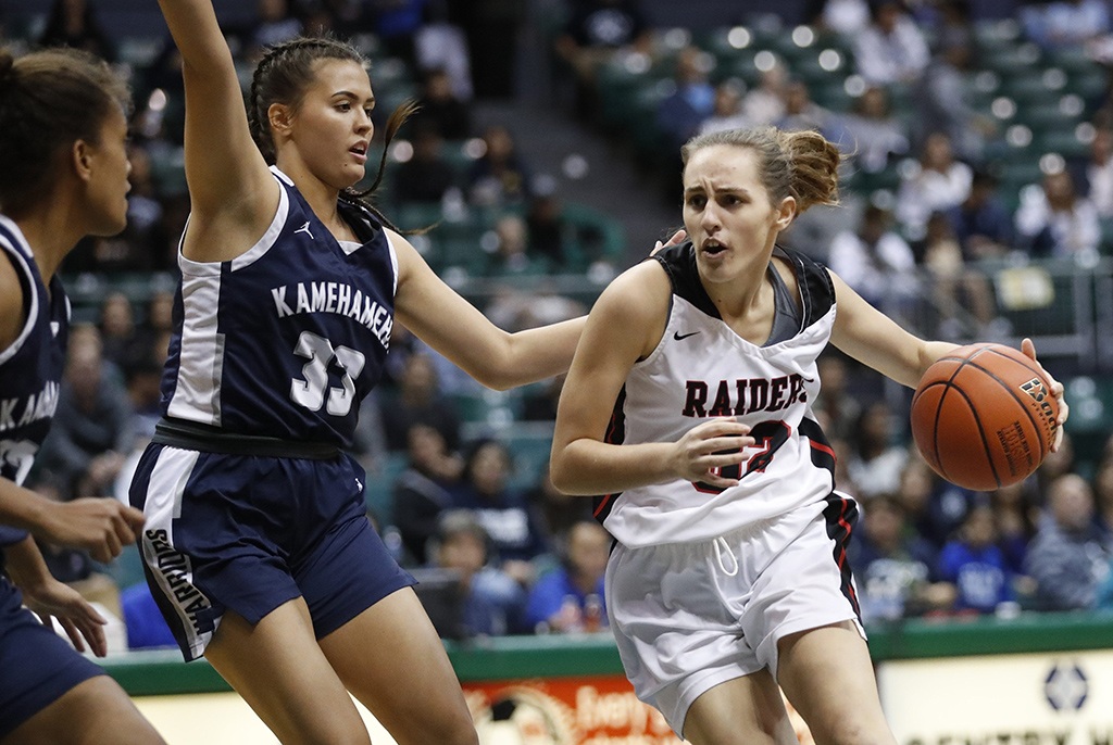 HHSAA D I Girls Basketball Iolani vs. KS Kapalama Honolulu