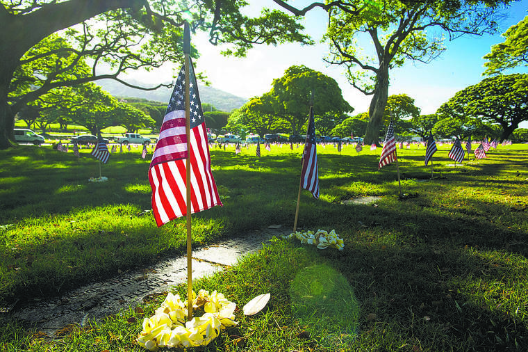 Remembrance at Punchbowl on Memorial Day Honolulu StarAdvertiser