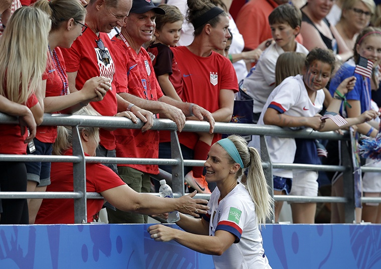 760px x 537px - U.S. Soccer heading to World Cup quarterfinals after win over ...