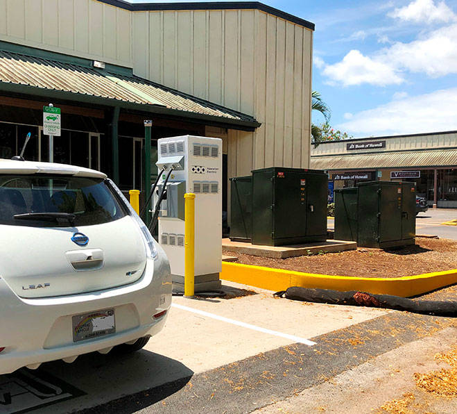 Hawaiian Electric adds Haleiwa town to its EV fast charger network