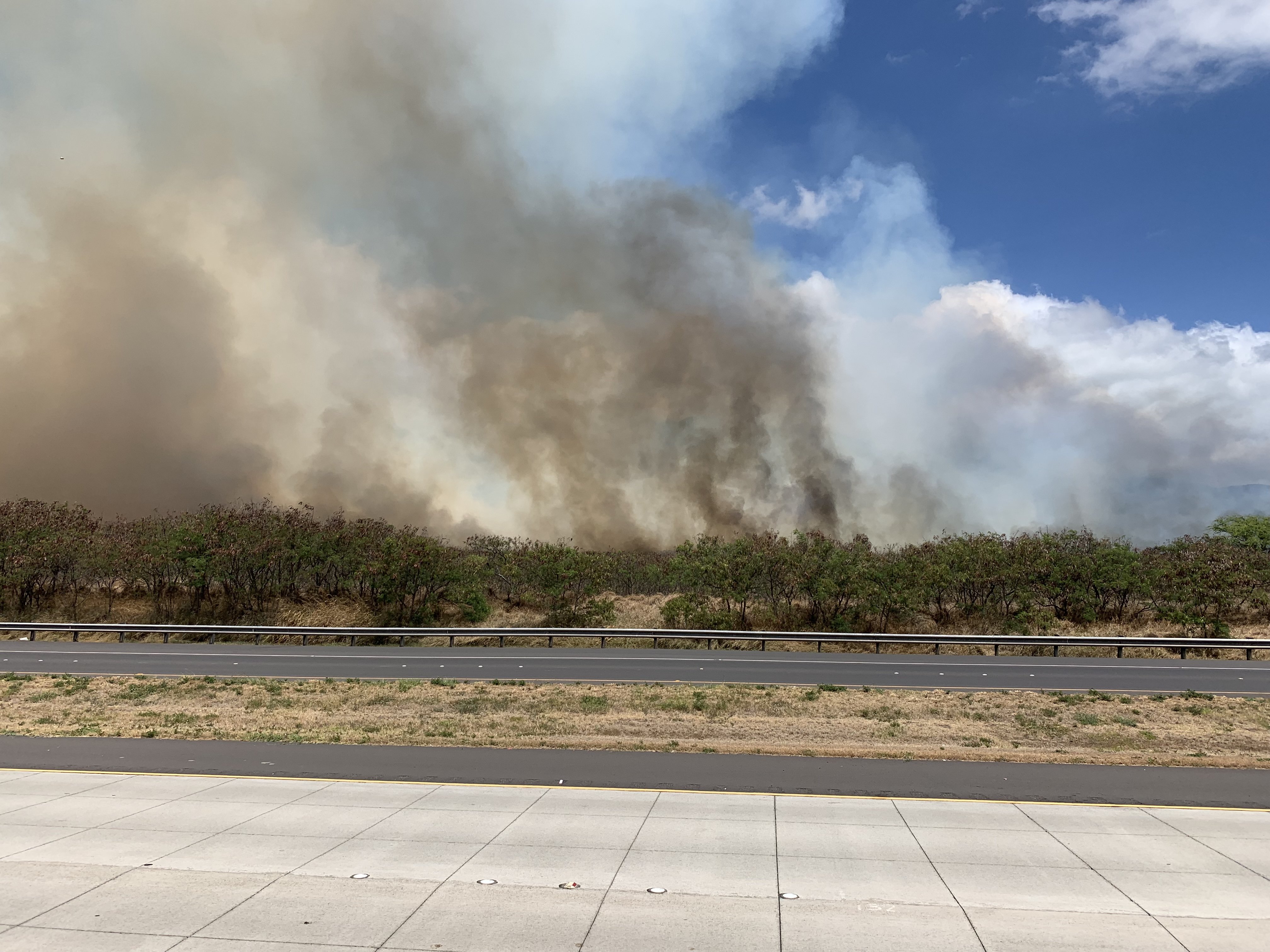 Massive brush fire spreads across Central Maui Honolulu StarAdvertiser