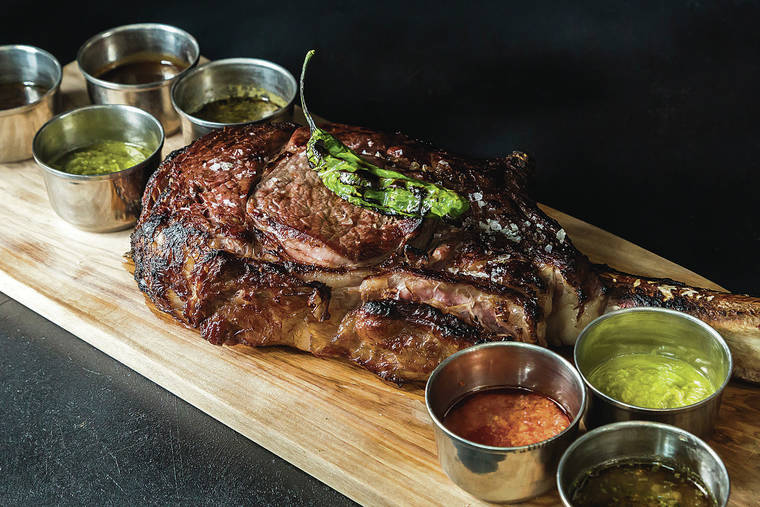 Big Beefy Tomahawk Cut Popular On Many Menus In Honolulu