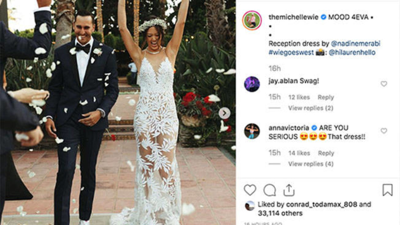 Golfer Michelle Wie Weds Shares Photos Of Beverly Hills Wedding Honolulu Star Advertiser