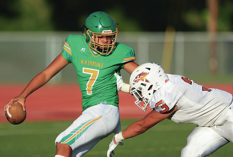 Jayden Maiava accounts for 4 TDs to carry Kaimuki past Pac-Five ...