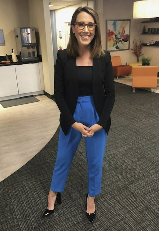 female news anchor attire