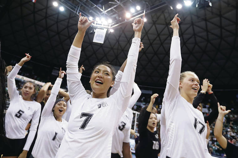 Hawaii Women’s Volleyball Vs. Washington | Honolulu Star-Advertiser