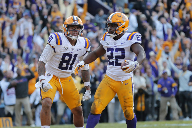 Lsu No 1 Ahead Of Alabama Ohio State In Ap Top 25