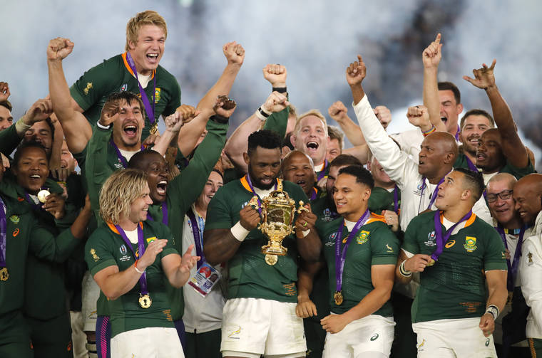 ‘We love you South Africa,’ says captain Siya Kolisi after Rugby World ...