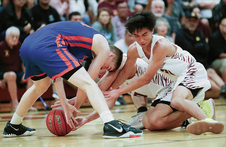 Maryknoll outlasts Kalaheo in OT to advance to state basketball