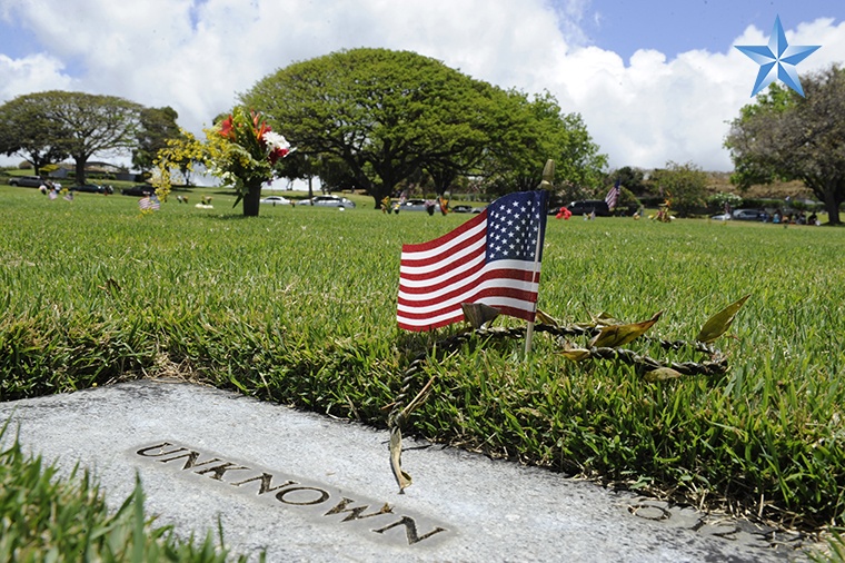 Respects paid at National Memorial Cemetery of the Pacific at Punchbowl