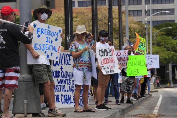 Police Arrest 3 Protesters, Cite Another 5 At ‘reopen Hawaii’ Rally In ...