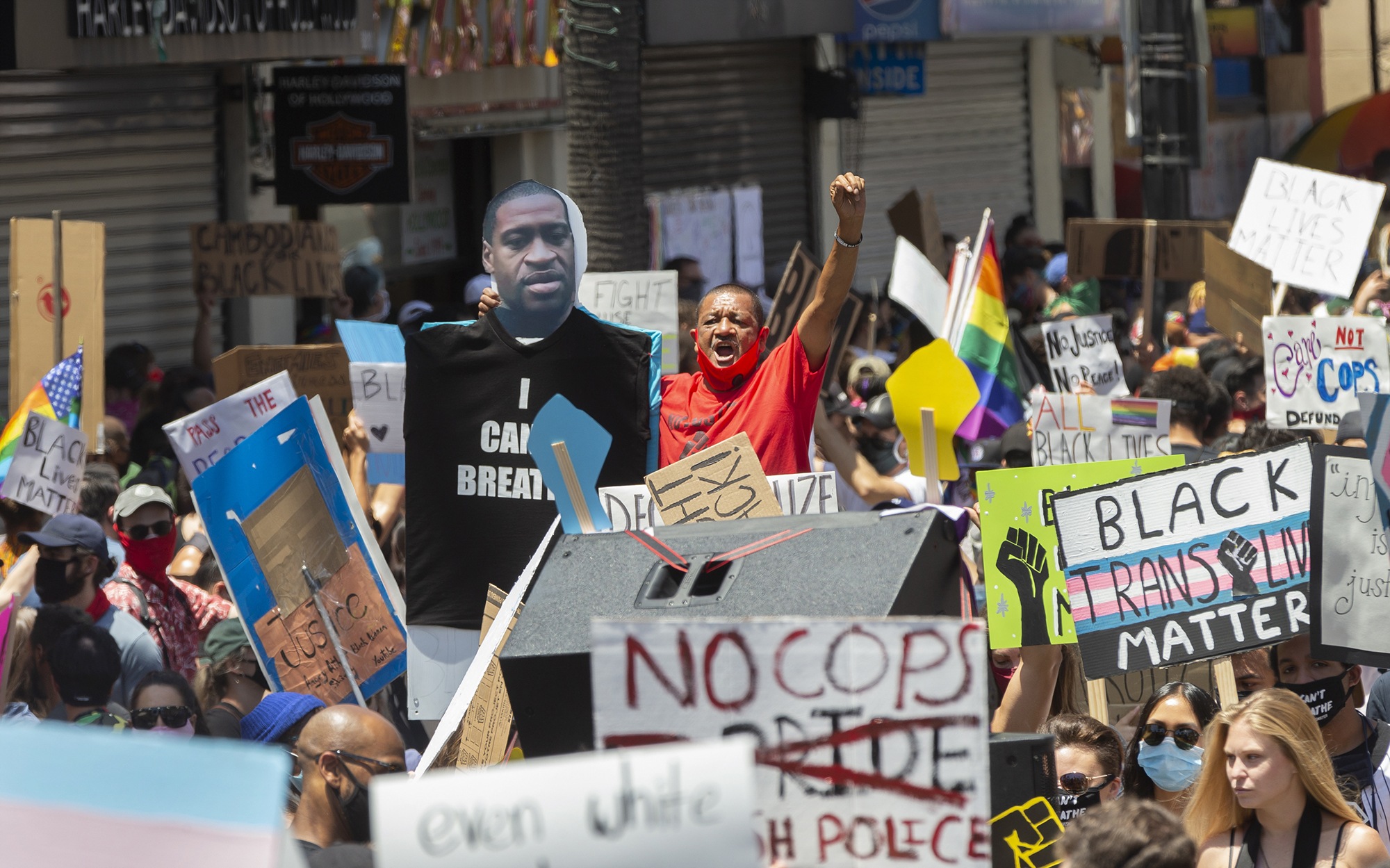 LGBTQ+ community organizes All Black Lives Matter march | Honolulu Star ...