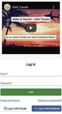 safe travels hawaii screened no