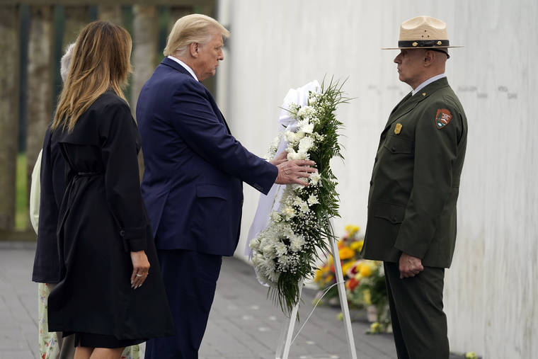 Trump, Biden Marking 9/11 With Very Different Tones | Honolulu Star ...