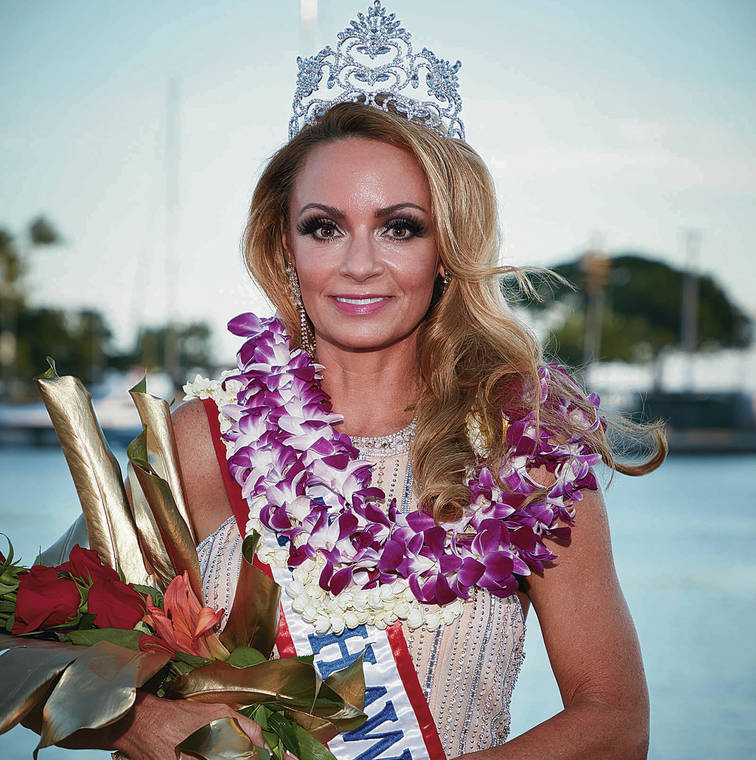 On the scene with Mrs. Hawaii 2020 Adriane Flower Honolulu Star